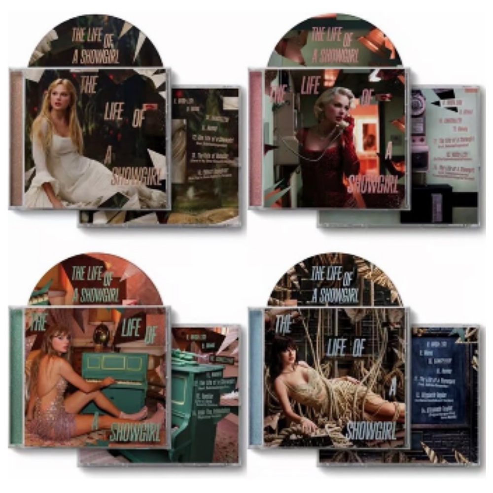 Entire Set of Life of a Showgirl Limited Edition CDs